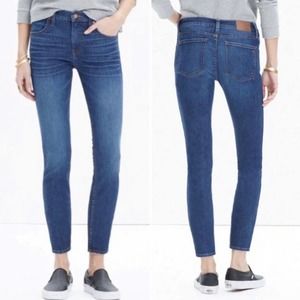 Madewell 9" High Riser Skinny Skinny Crop Jeans Women's Size 28 6